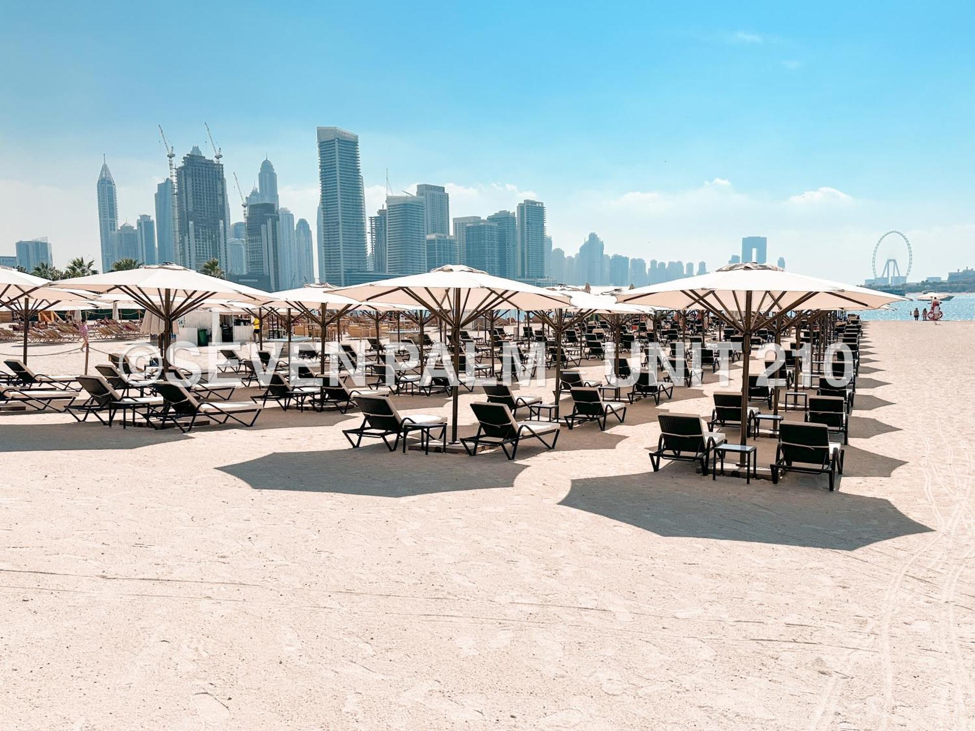 Luxus-Studio Mit Private Beach In Top-Lage, Meerblick & Infinity Pool! Дубай Экстерьер фото